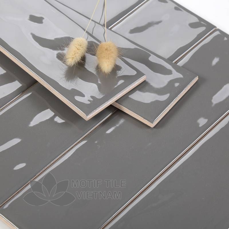 Gạch thẻ subway xám đậm bóng 7.5x30cm SW75300(Dark Grey) 3 Gạch thẻ subway xám đậm bóng 7.5x30cm SW75300(Dark Grey)