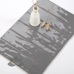 Gạch thẻ subway xám đậm bóng 7.5x30cm SW75300(Dark Grey)