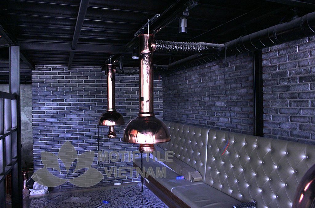 Gạch giả cổ ốp tường GC-06(Đen) 4 Gạch giả cổ ốp tường GC06