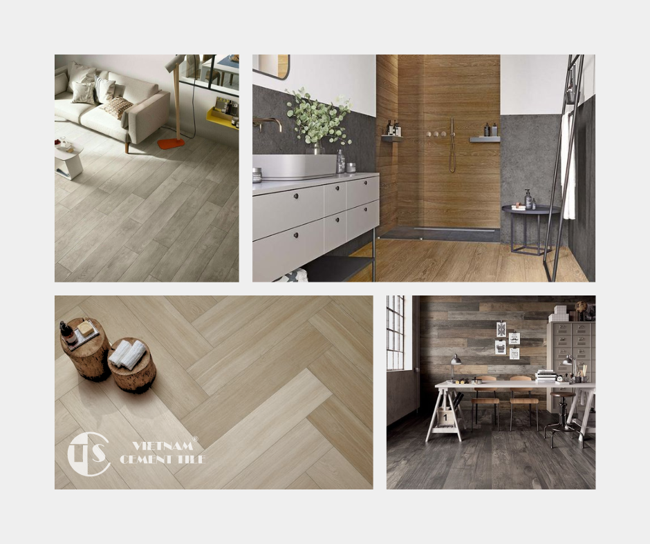 Các cách lát nền với gạch giả gỗ phổ biến 1 Poster gach gia go Shop gạch trang trí cao cấp