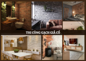 Quy trình thi công gạch giả cổ 50 Tieu de Shop gạch trang trí cao cấp
